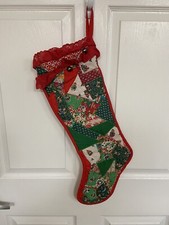 Calza natalizia patchwork