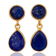 Orecchini pendenti lunetta