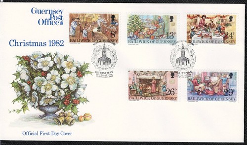 Guernsey 1982 natale immagini - natale,