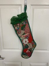 Calza natalizia patchwork